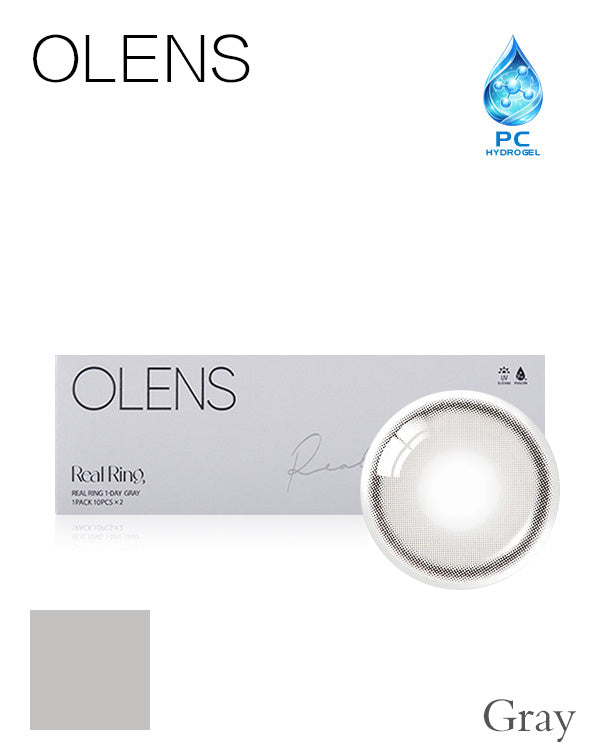 OLENS Real Ring Gray | 1-Day | 10P