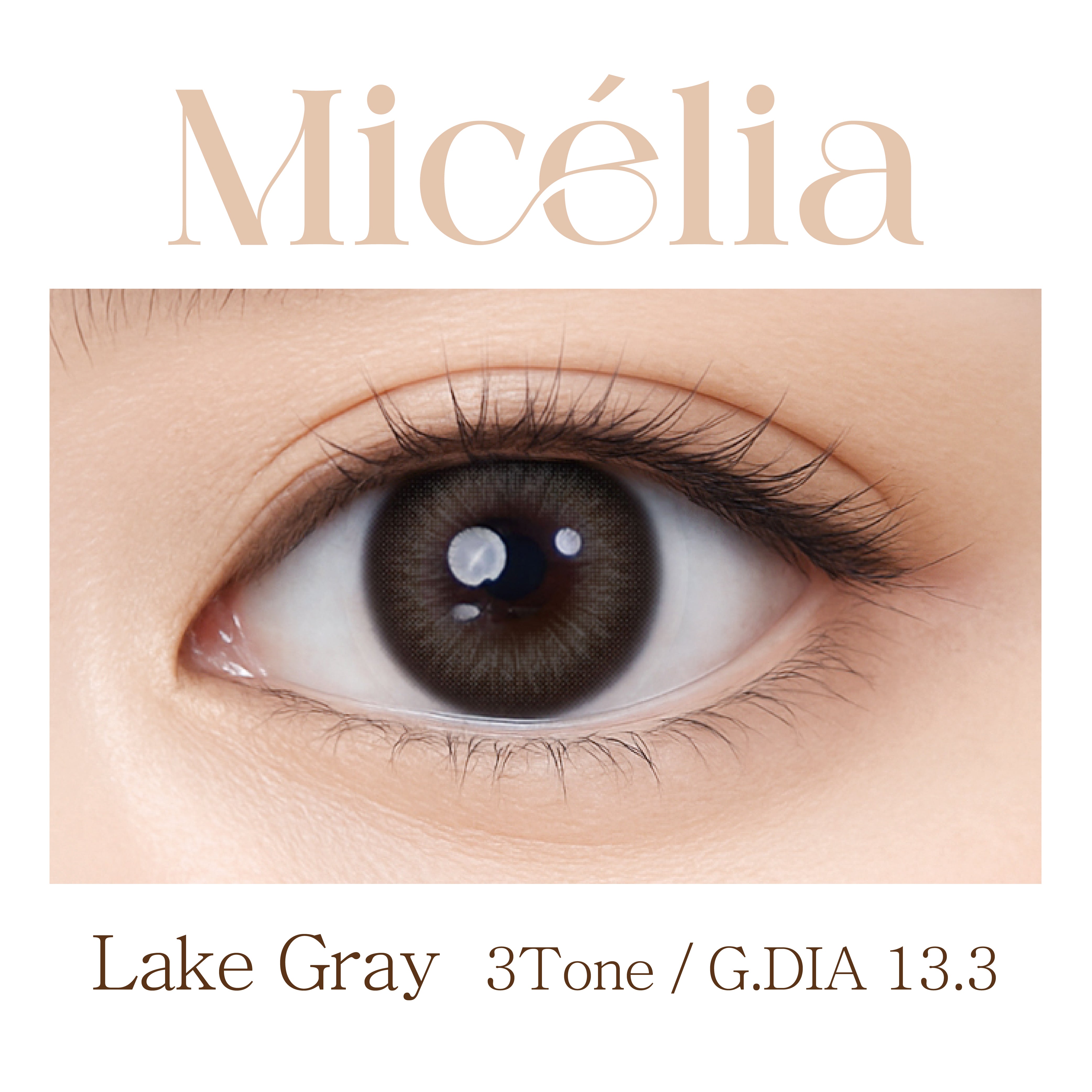 Clalen O2O2 Color Micelia Lake Gray | 1-Day | 30P