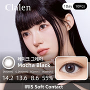 Clalen IRIS Muse Mocha Black | 1-Day | 10P