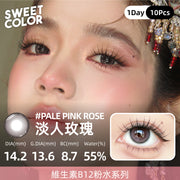 SweetColor Pale Pink Rose | 1-Day | 10P