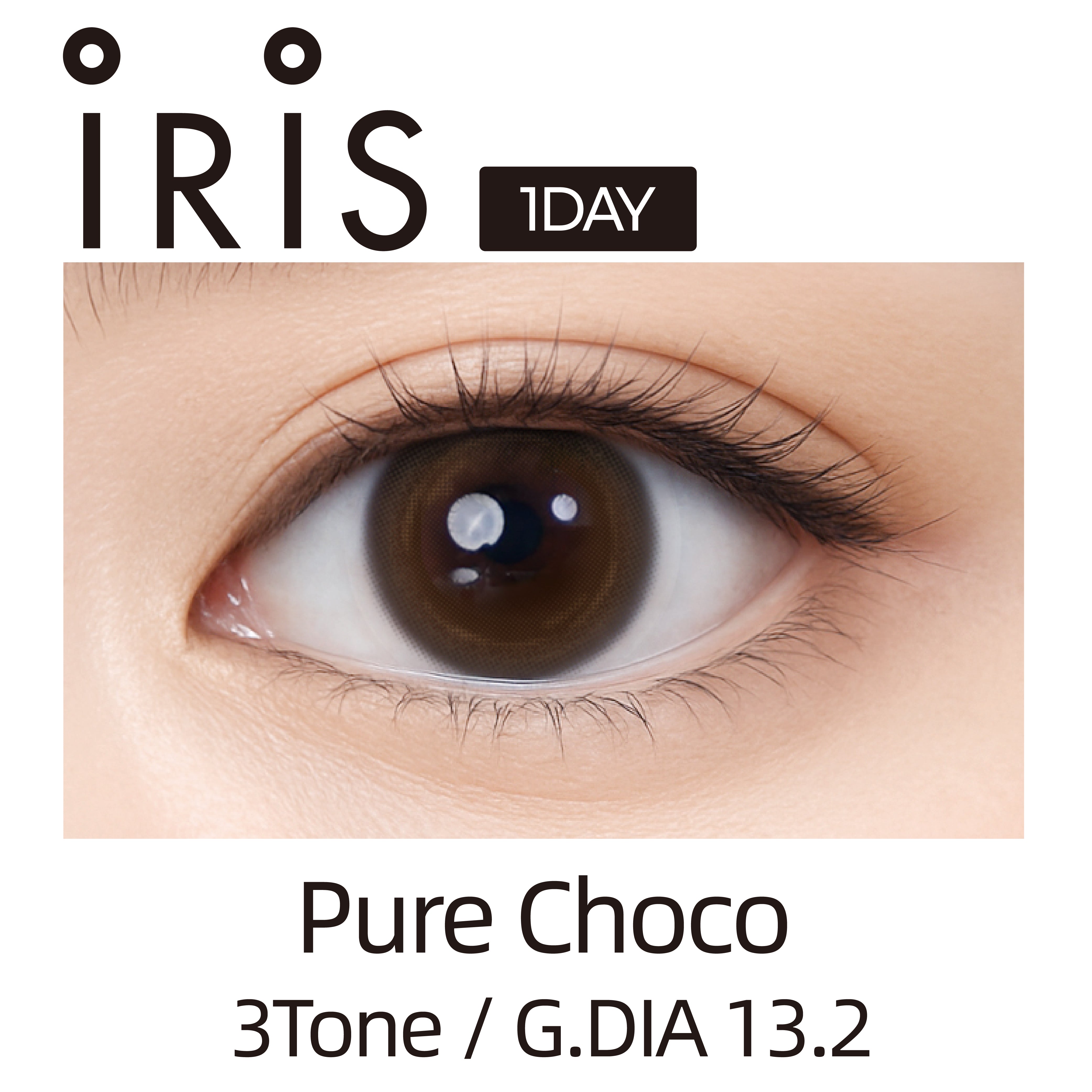 Clalen IRIS Muse Pure Choco | 1-Day | 10P