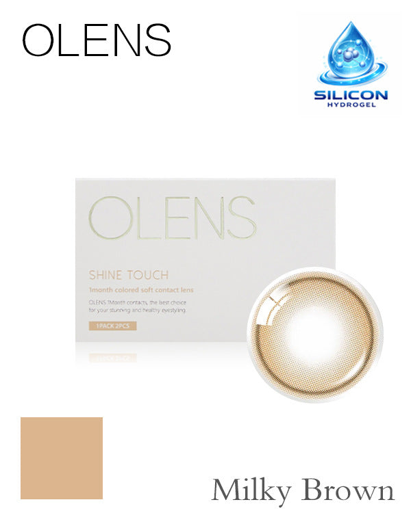 OLENS Shine Touch Milky Brown | 1-Month | 2P