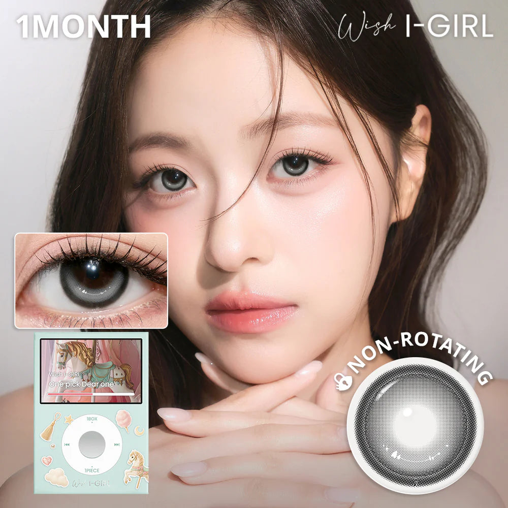 I-GIRL One Pick Dear One Dear Gray | 1 Month | 2P (1Pack)