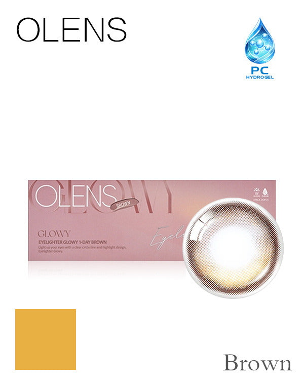 OLENS Eyelighter Glowy Brown | 1-Day | 10P