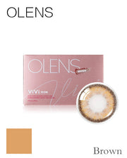 OLENS Vivi 3con Brown | 1-Month | 2P