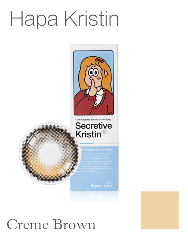 Hapa Kristin  Secretive Kristin Creme Brown | 1-Day | 10P