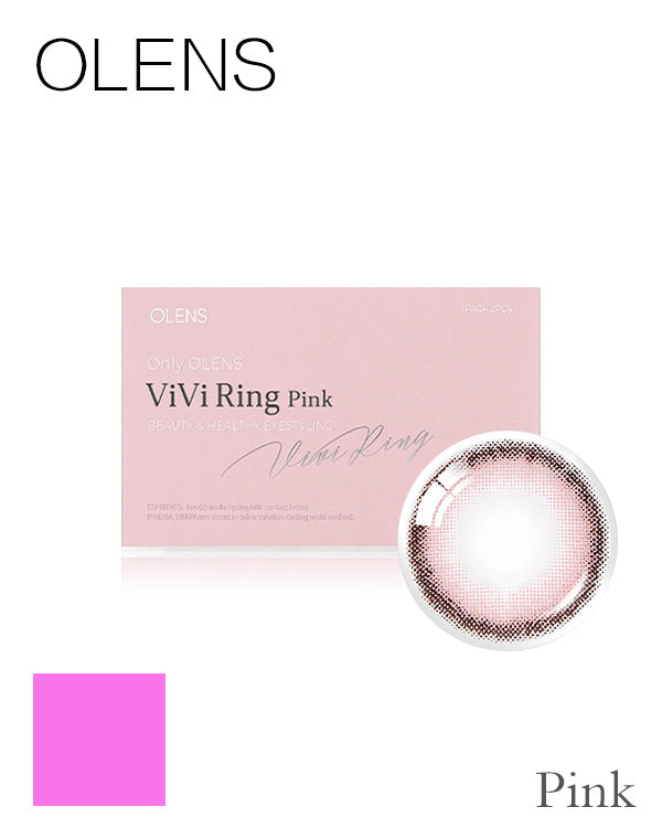 OLENS Vivi Ring Pink | 1-Month | 2P