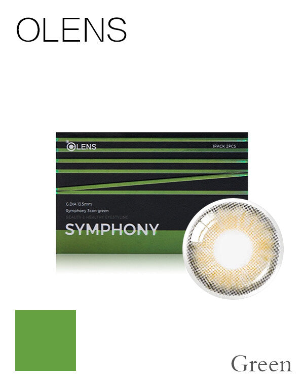 OLENS Symphony 3Con Green | 1-Month | 2P
