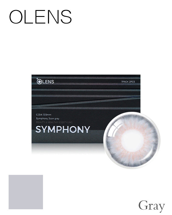 OLENS Symphony 3Con Gray | 1-Month | 2P