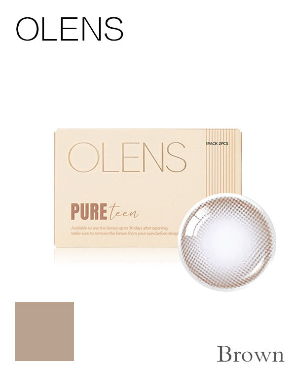 OLENS Pure Teen Brown | 1-Month | 2P