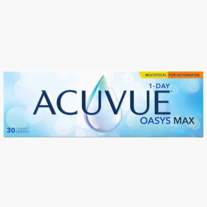 Acuvue Oasys 1Day MAX Multifocal Toric | 漸進 散光 | BC 8.5 | 30P