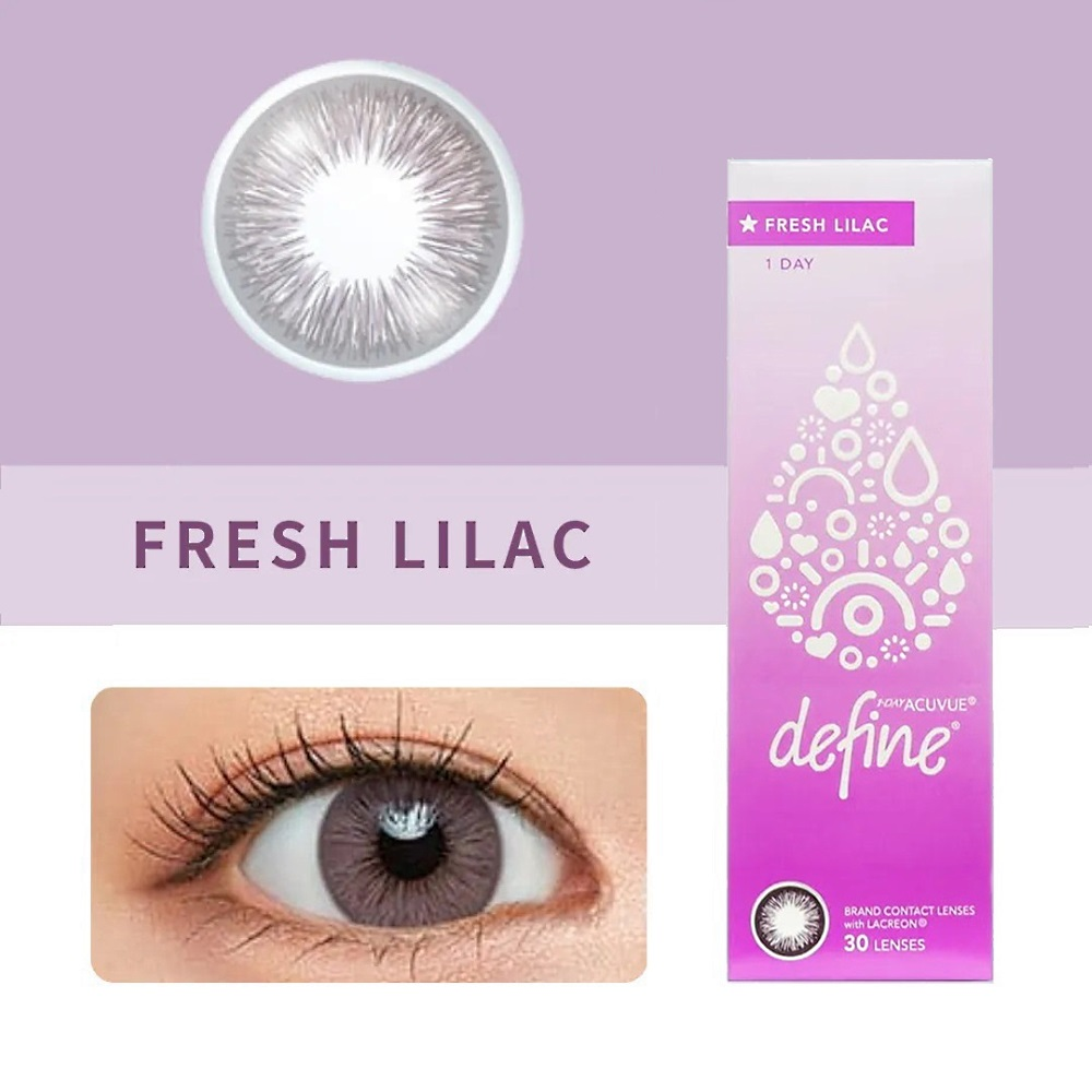 Acuvue DEFINE Fresh Lilac (FC) | 1-Day | 30P