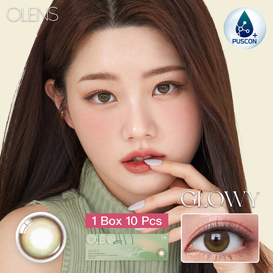 OLENS Eyelighter Glowy Golden Olive | 1-Day | 10P