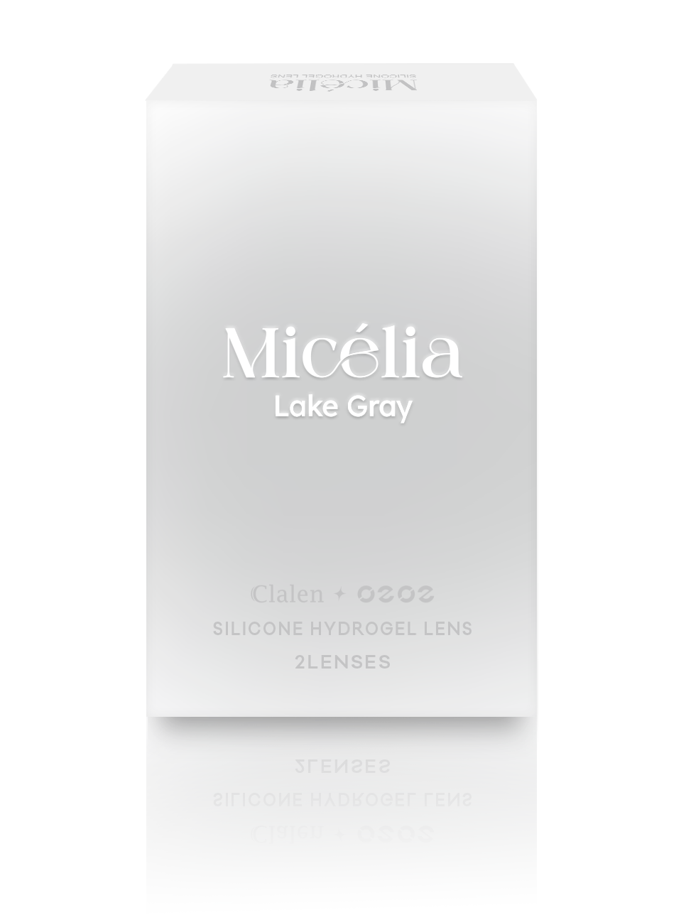 Clalen O2O2 Color Micelia Lake Gray | 1-Month | 2P