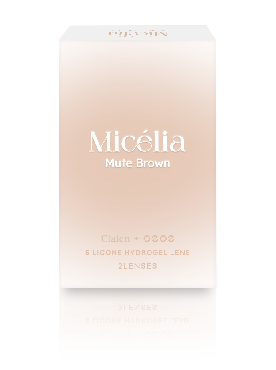 Clalen O2O2 Color Micelia Mute Brown | 1-Month | 2P