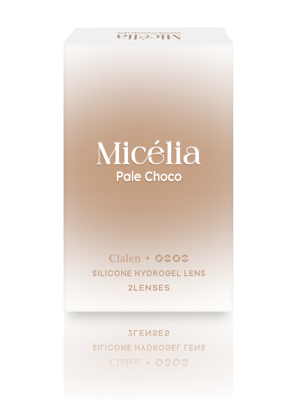 Clalen O2O2 Color Micelia Pale Choco | 1-Month | 2P
