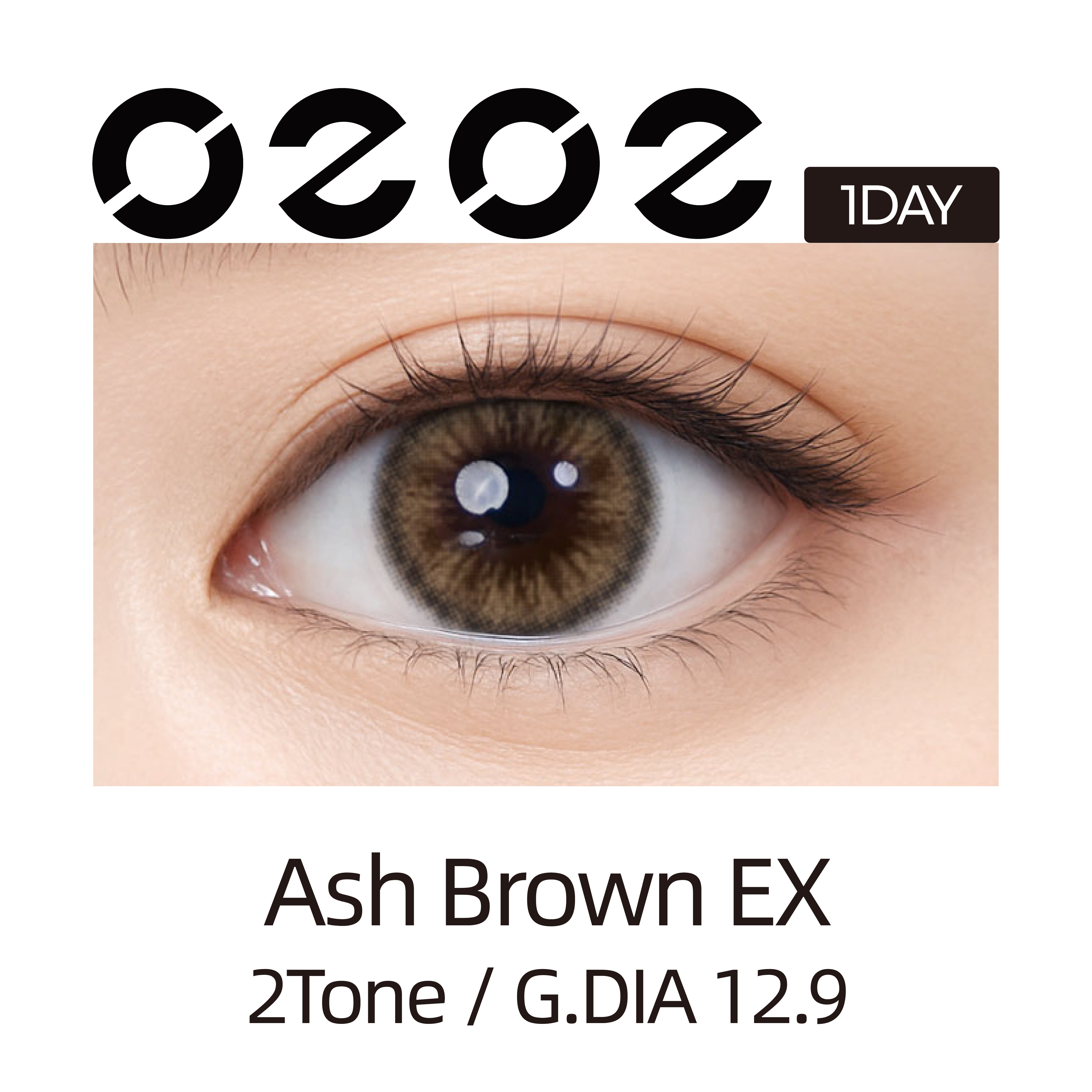 Clalen O2O2 Color Ash Brown| 1-Day | 30P