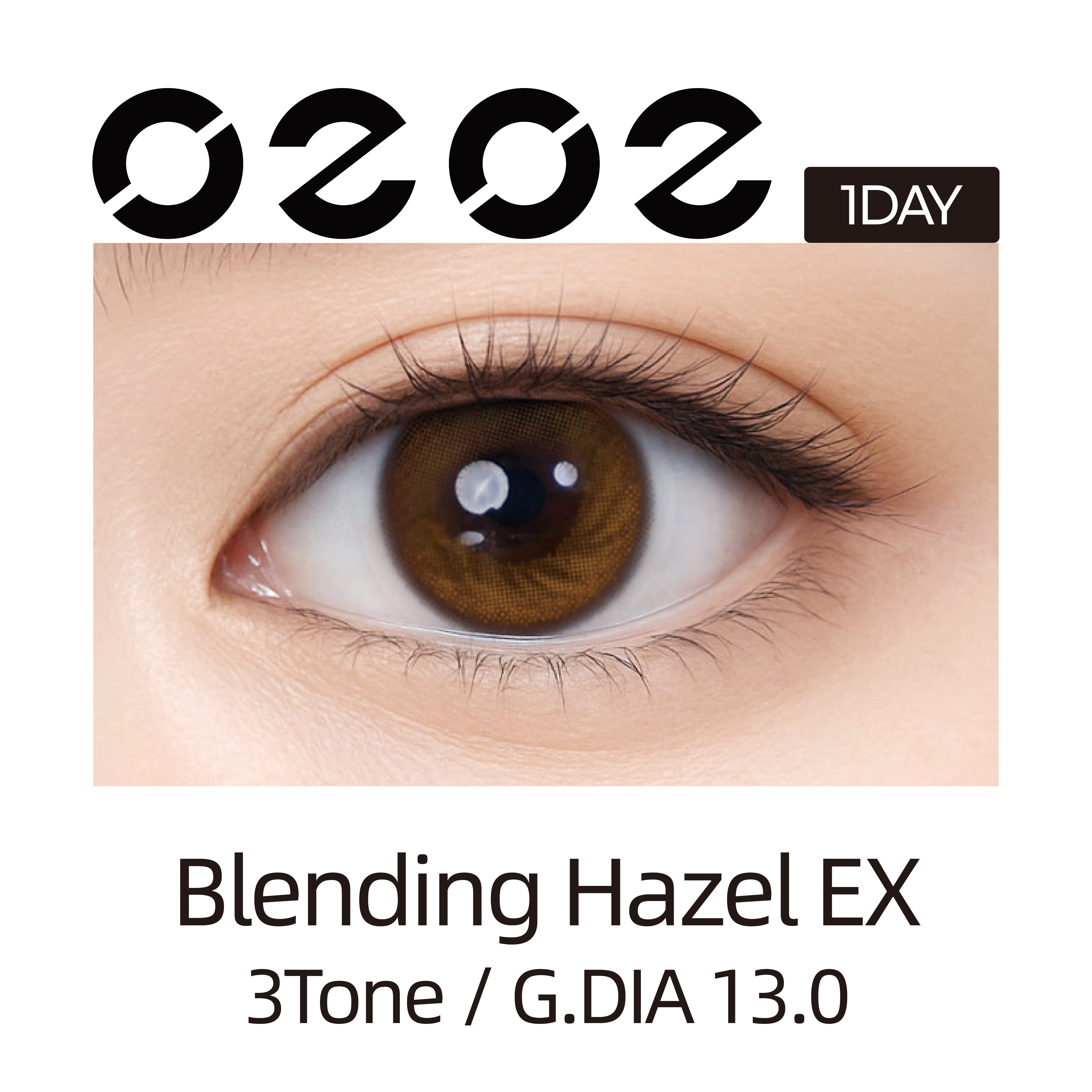 Clalen O2O2 Color  Blending Hazel | 1-Day | 10P