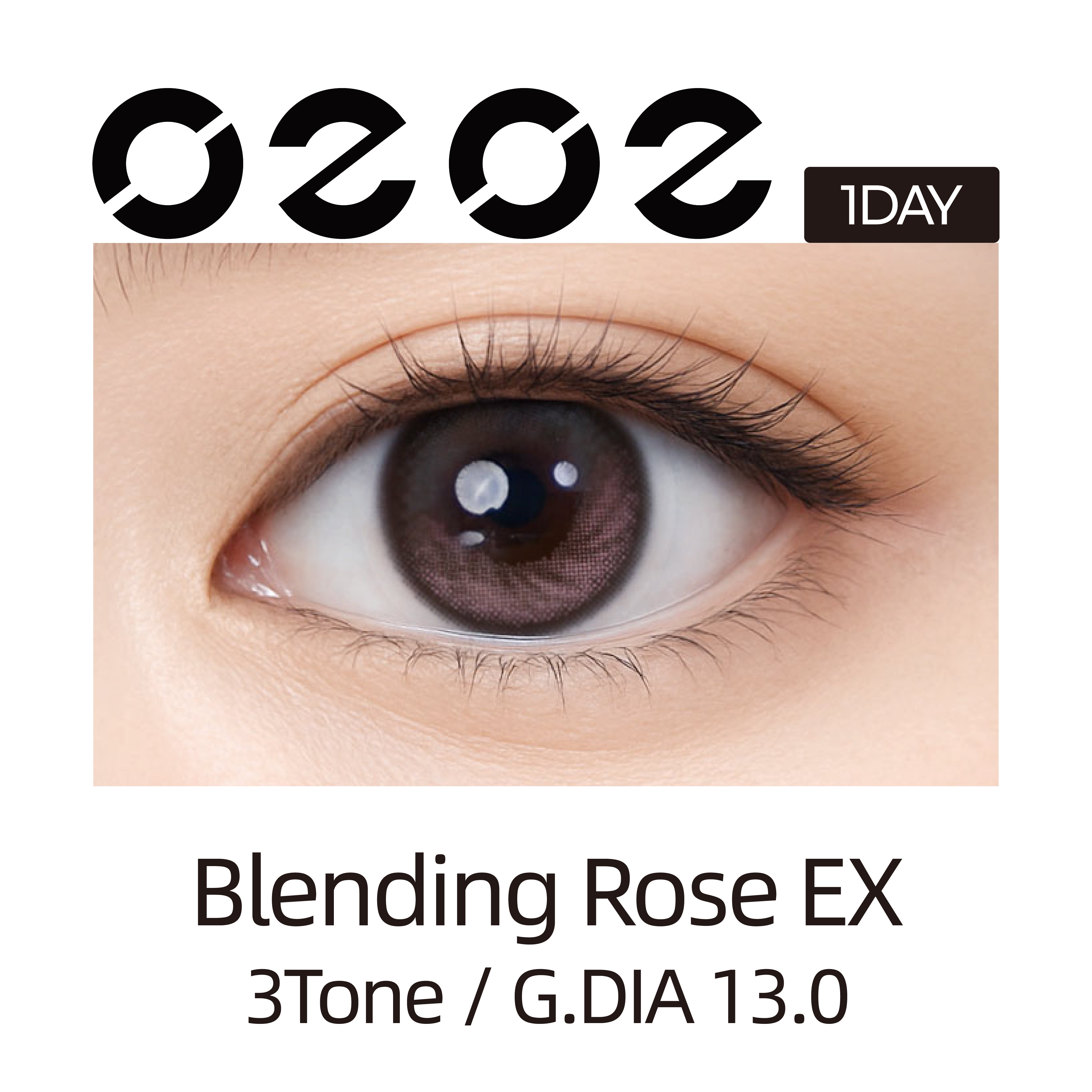 Clalen O2O2 Color  Blending Rose | 1-Day | 10P
