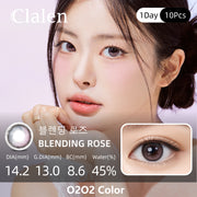 Clalen O2O2 Color  Blending Rose | 1-Day | 10P