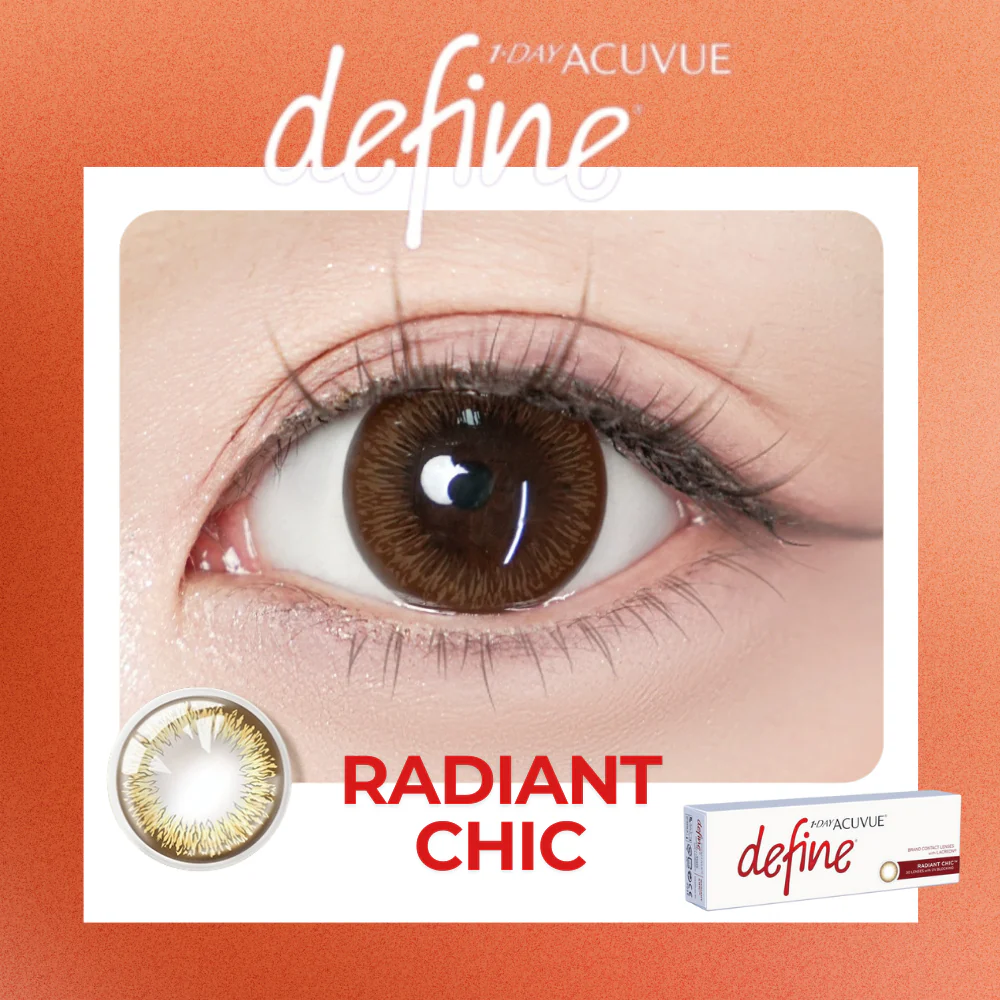 Acuvue DEFINE Radiant Chic (RH) | 1-Day | 30P
