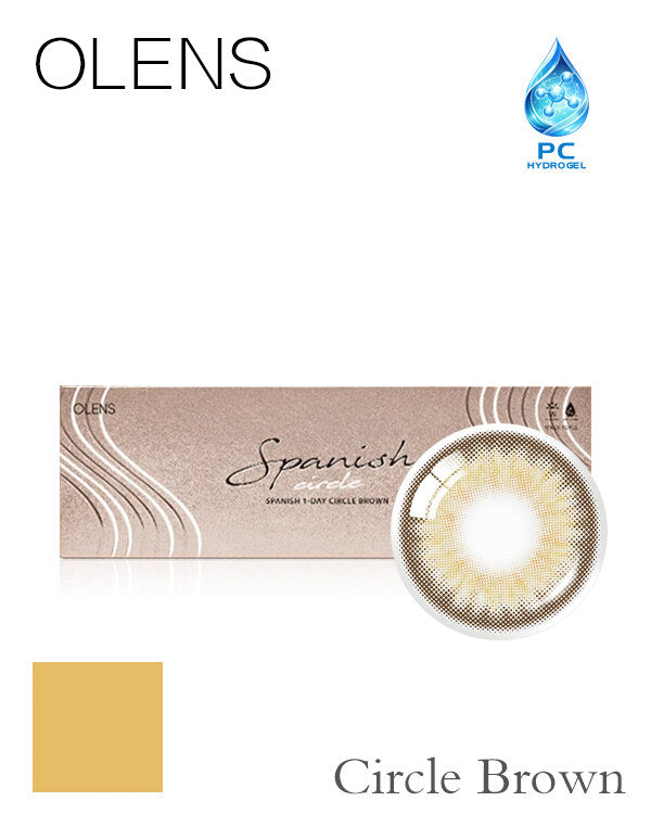 OLENS Spanish Circle Brown | 1-Day | 10P
