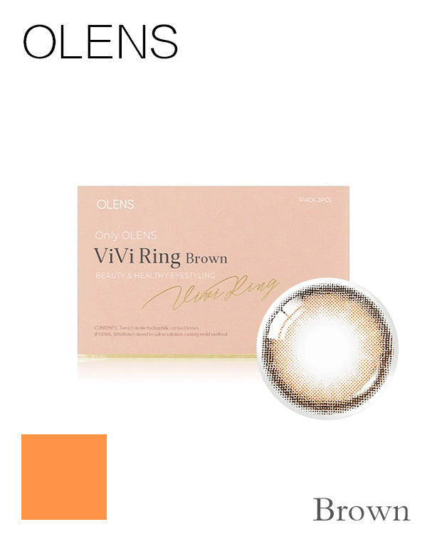 OLENS Vivi Ring Brown | 1-Month | 2P