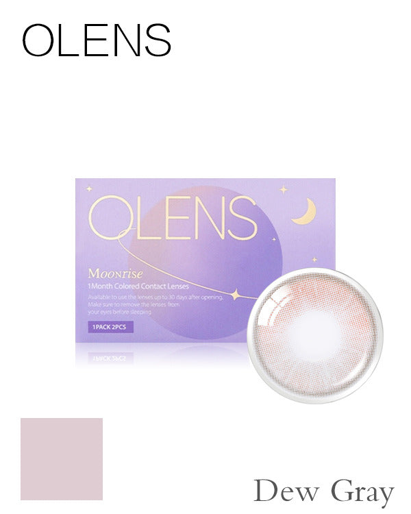OLENS Moon Rise Dew Gray | 1-Month | 2P