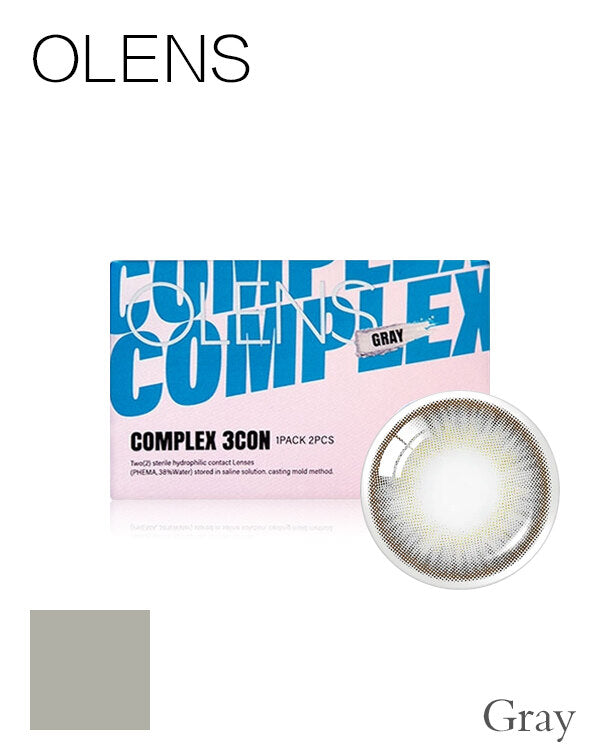 OLENS Complex 3Con Gray | 1-Month | 2P
