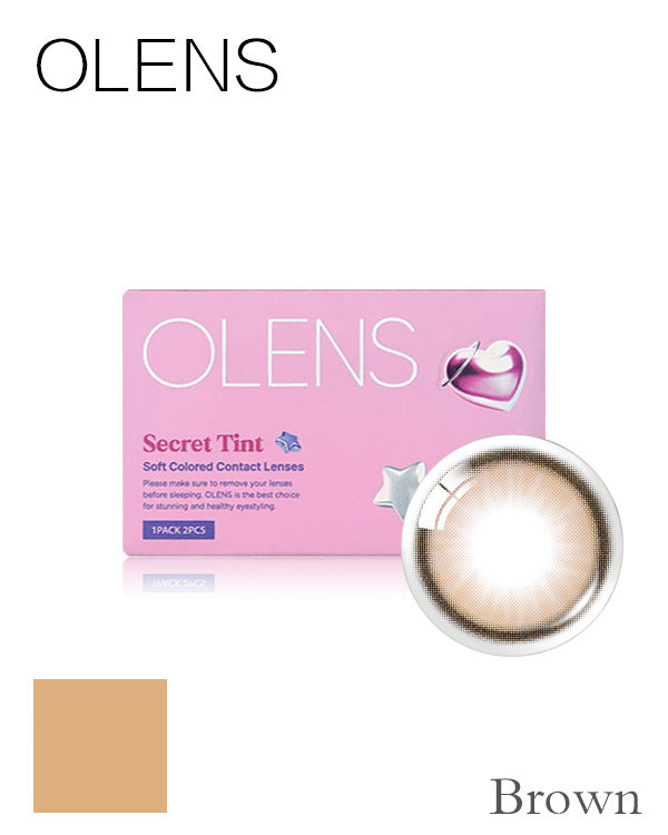 OLENS Secret Tint Brown | 1-Month | 2P