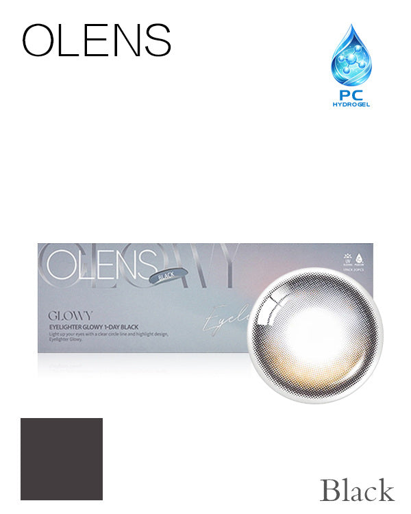 OLENS Eyelighter Glowy Black | 1-Day | 10P