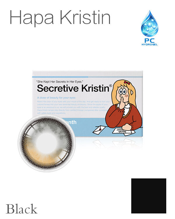 Hapa Kristin Secretive Kristin Black | 1-Month | 2P
