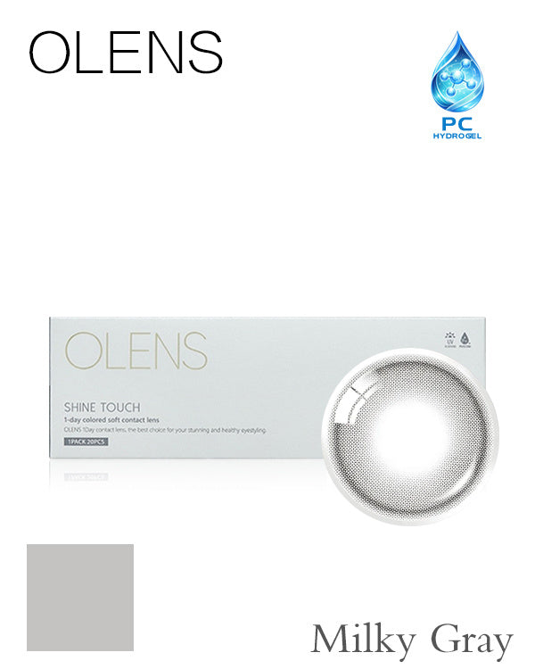 OLENS Shine Touch Milky Gray | 1-Day | 10P